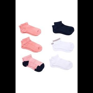 Copper Life 6-pack Bamboo Compression Ankle Socks Conch Shell